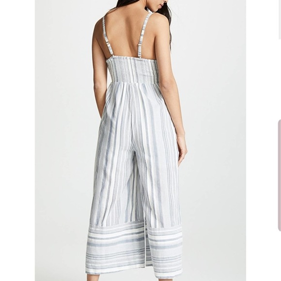 NWT Red Carter Chambray Jumpsuit (XS) - Picture 5 of 11